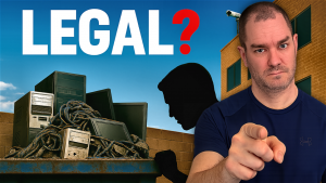 dumpster diving in offices