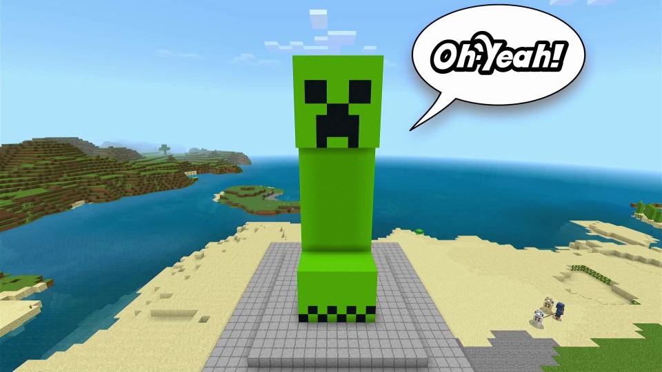 Minecraft Creeper Statue