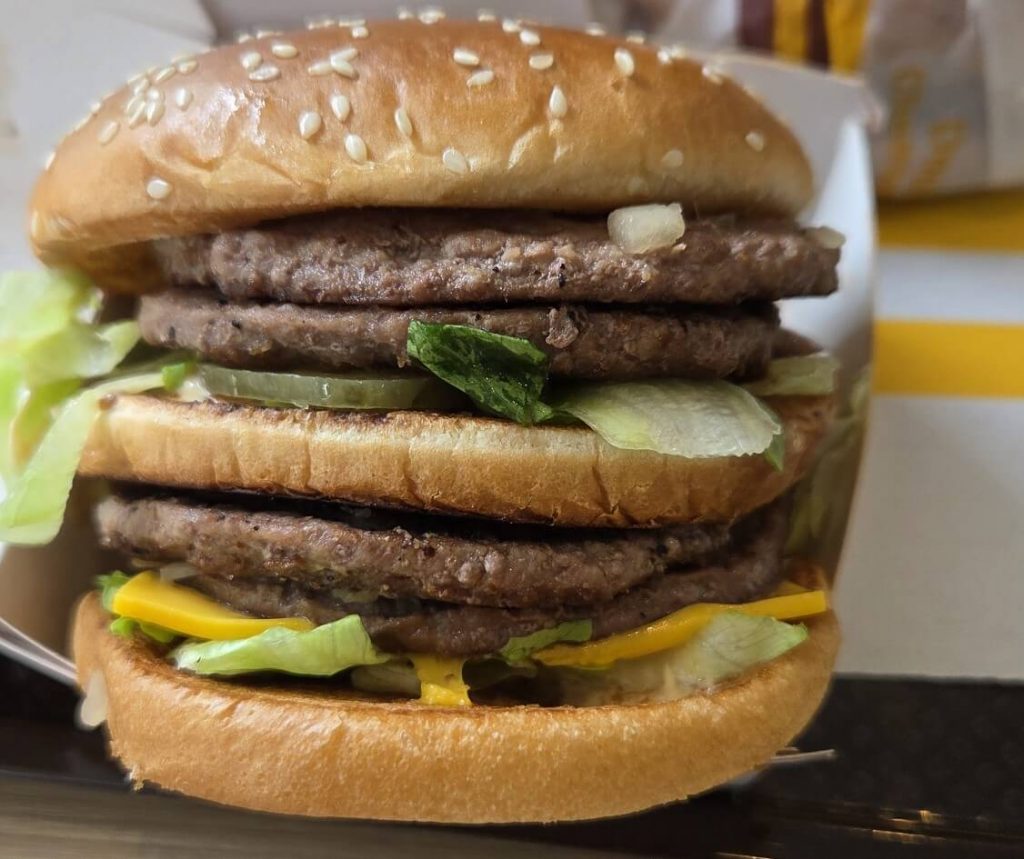You can eat a big mac with no teeth