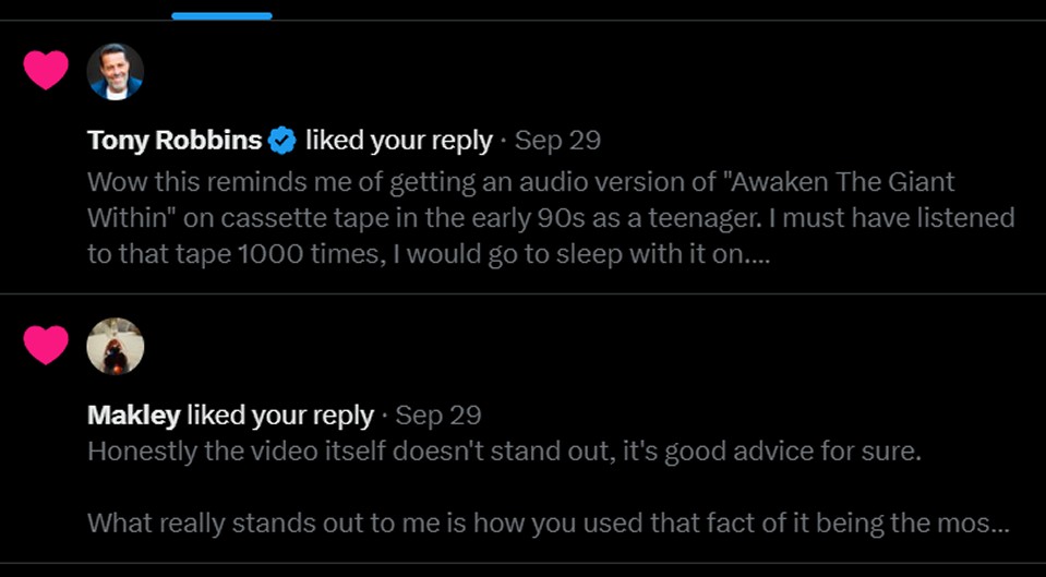 A thoughtful comment goes a long way