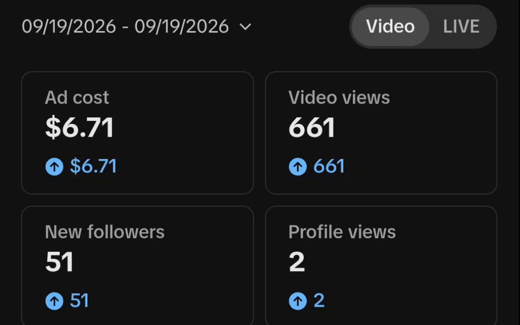 TikTok cost per follower